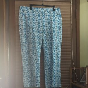 Trina Turk Flaire 2 Cropped Festive Party Pants NWT 16